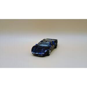 1999 Hot Wheels No. 59 Ford GT-40 Blue w/Chrome 5 Spoke Wheels